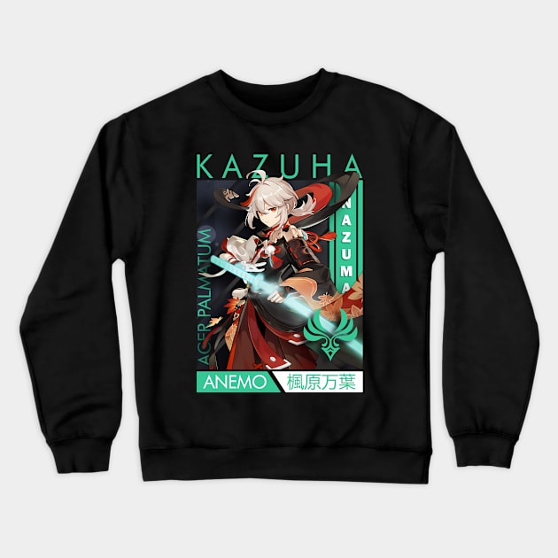 Kaedehara Kazuha Crewneck Sweatshirt by Nifty Store